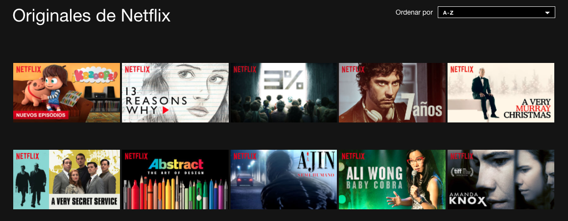 Originales Netflix